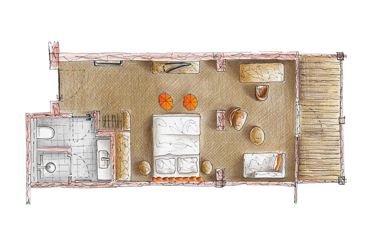Das James Фленсбург Экстерьер фото A floorplan of a typical 19th-century apartment in Paris